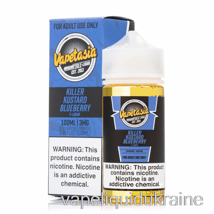 Vape Ukraine Killer Kustard Blueberry - Vapetasia - 100mL 3mg